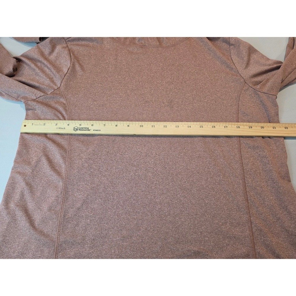 Avalanche Outdoor Supply Co Womens XL Mauve Pink Active Hoodie Thumbhole Hem Tie - Picture 5 of 8